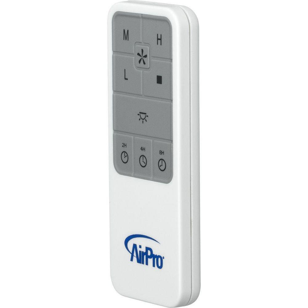 Progress Lighting White 3-Speed Ceiling Fan and Light Universal Remote Control 