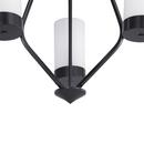 Progress Lighting Matte Black 3 Light 21-3/4 in. Chandelier 