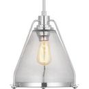 Progress Lighting Polished Nickel 60W 1-Light Medium E-26 Incandescent Pendant Light 