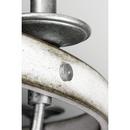 Progress Lighting Galvanized 60W 5-Light Candelabra E-12 Incandescent Chandelier 