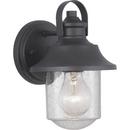 Progress Lighting Black 60W 1-Light Medium E-26 Incandescent Outdoor Wall Sconce 