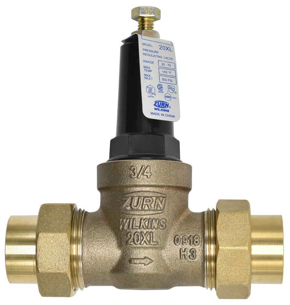 Zurn Wilkins Rough Bronze LF 3/4 PRV 25-75 DBL FNPT X FNPT 