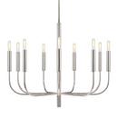 Visual Comfort & Co. Studio Polished Nickel 30 in. 60W 9-Light Candelabra E-12 Chandelier 