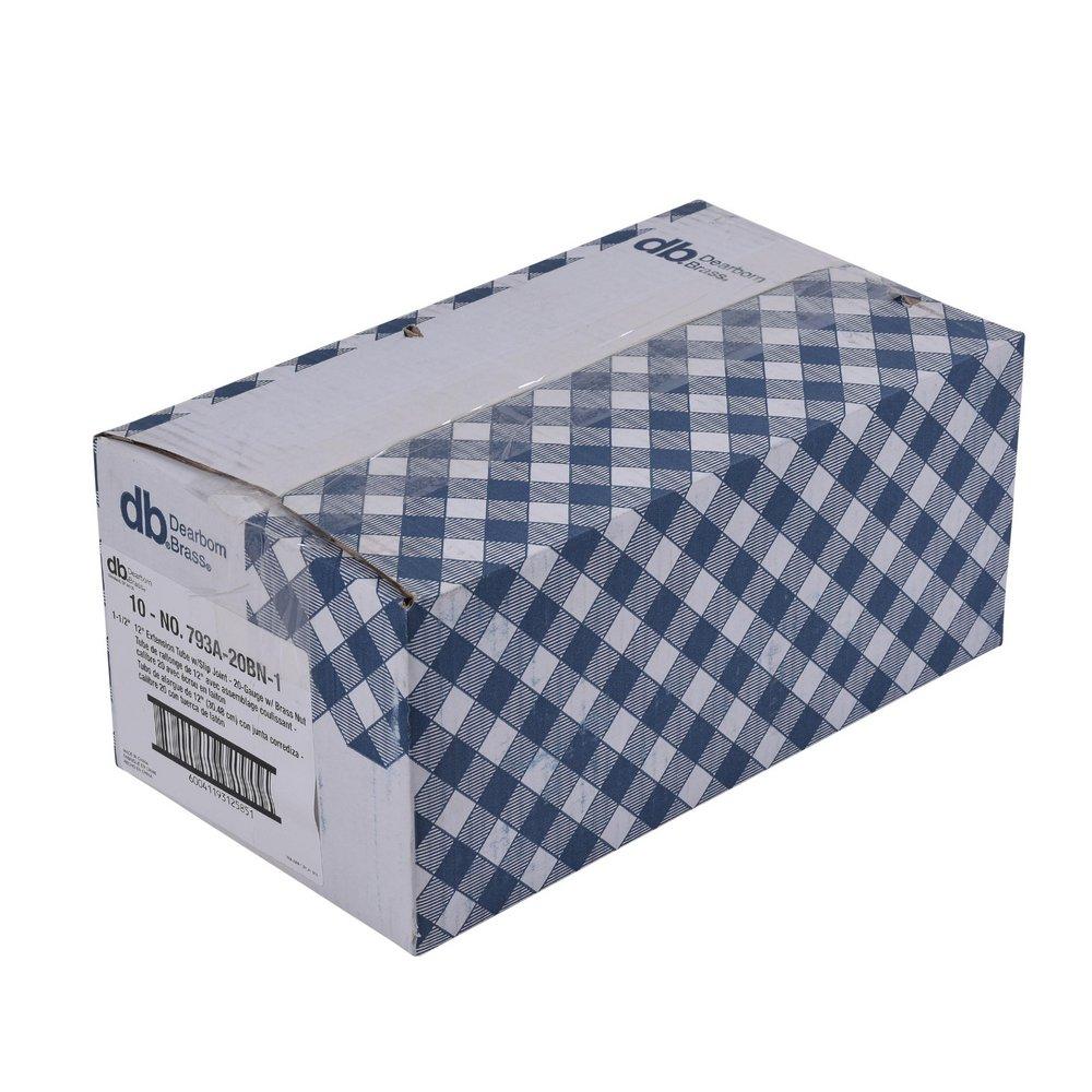 Dearborn Polished Chrome 12 in. Slip-Joint Extension Tube 