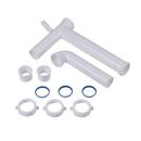 Dearborn White Slip-Joint End Outlet Waste in White 