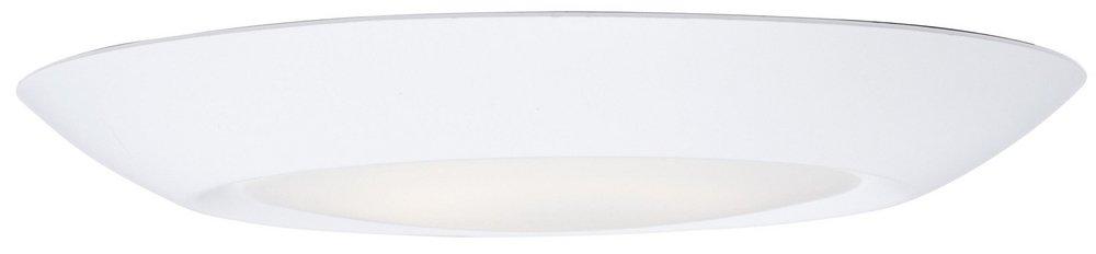 Maxim Lighting&reg; White 7-1/2 in. 12.5W 1-Light Integrated LED Flush Mount Ceiling Fixture 