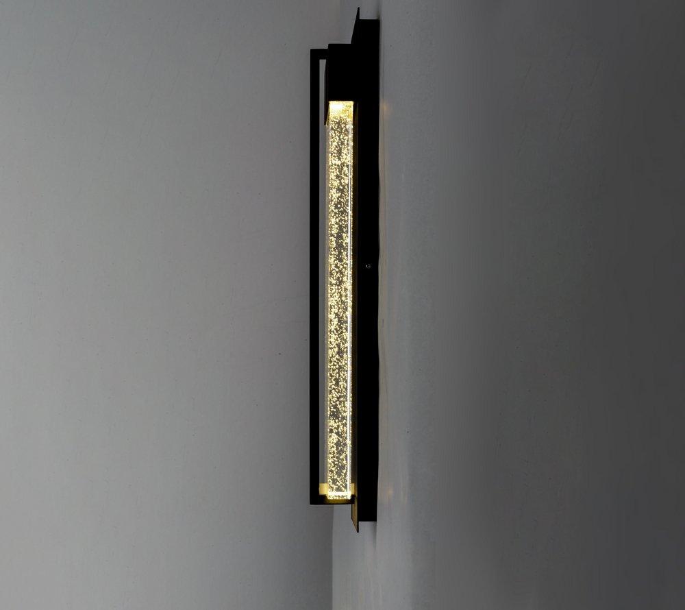 Maxim Lighting&reg; Black 9W 1-Light Integrated LED Outdoor Wall Sconce 