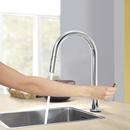 GROHE StarLight Chrome Single Handle Pull Down Kitchen Faucet 