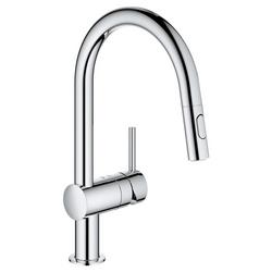 Single Handle Pull Down Kitchen Faucet in StarLight&reg; Chrome