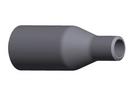 Capitol Manufacturing STD x XH CS BxP Conc Swage Beveled x Plain Black Carbon Steel Nipple 
