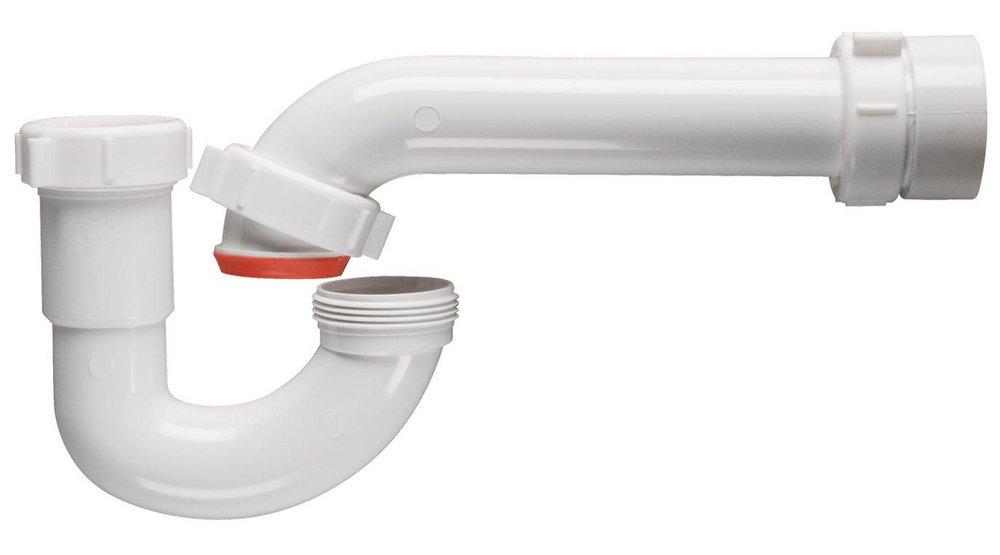Keeney White Plastic P-Trap in White 