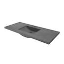 Native Trails Slate 48-1/2 x 21-3/4 in. Single Bowl Concrete and Composite Vanity Top 