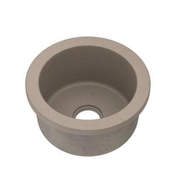 16 x 16 in. No Hole Drop-in and Undermount NativeStone&reg; Bar Sink in Earth