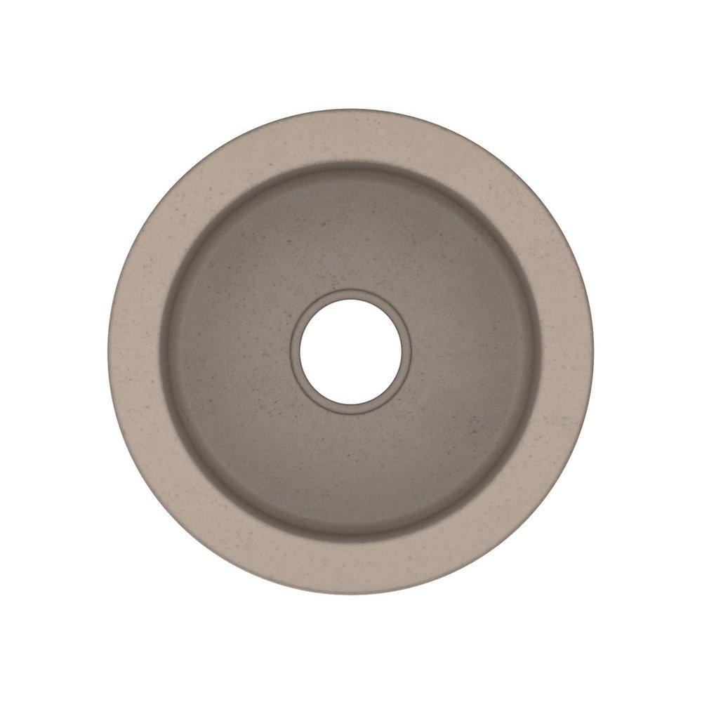 Native Trails Earth 16 x 16 in. No Hole Drop-in and Undermount NativeStone&reg; Bar Sink 