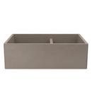 Native Trails Earth 33 x 21 in. Concrete Double Bowl Farmhouse Kitchen Sink 