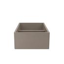 Native Trails Earth 33 x 21 in. Concrete Double Bowl Farmhouse Kitchen Sink 
