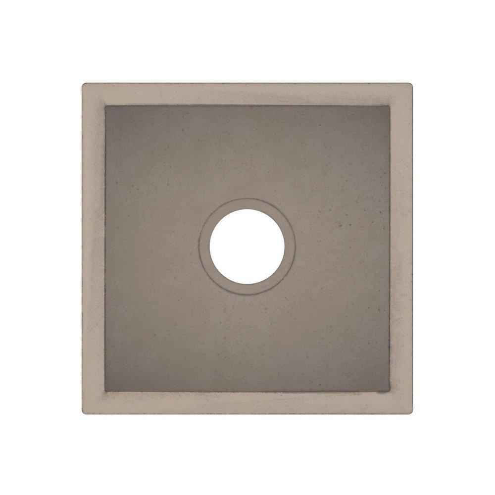 Native Trails Earth 15 x 15 in. No Hole Apron Front and Undermount NativeStone® Bar Sink 