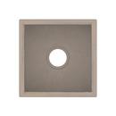 Native Trails Earth 15 x 15 in. No Hole Apron Front and Undermount NativeStone® Bar Sink 