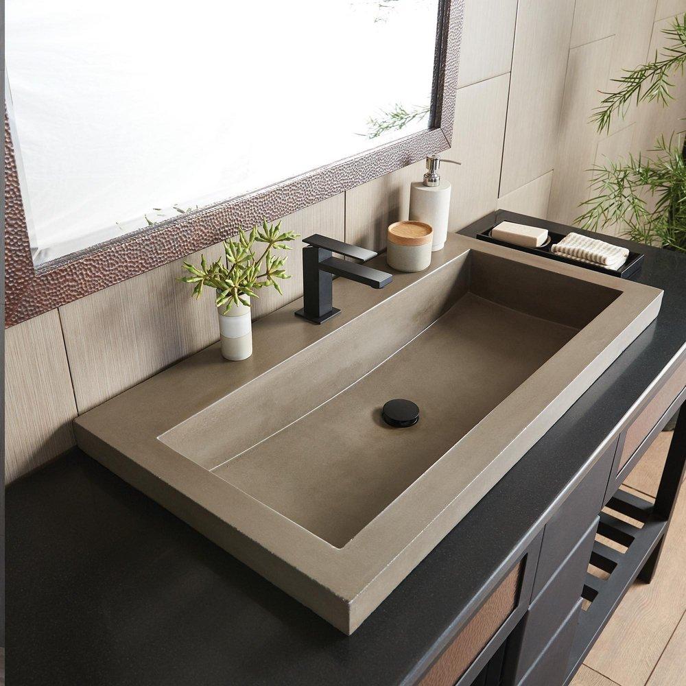 Native Trails Earth Drop-in Bathroom Sink 
