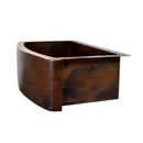 Native Trails Antique Copper 33 x 20-1/2 in. No Hole Copper 1 Bowl Farmhouse and Undermount Kitchen Sink 