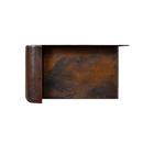 Native Trails Antique Copper 33 x 20-1/2 in. No Hole Copper 1 Bowl Farmhouse and Undermount Kitchen Sink 