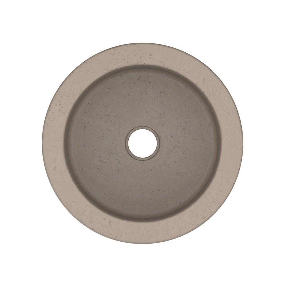 Native Trails Earth 14 x 14 in. No Hole Drop-in and Undermount NativeStone&reg; Bar Sink 