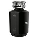 Moen Black Continuous Feed Garbage Disposal with Pre-Installed Power Cord and SoundSHIELD Technology 