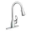 Single Handle Pull Down Kitchen Faucet in Chrome