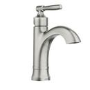 Moen Spot Resist Brushed Nickel Single Handle Centerset Bathroom Sink Faucet Lever Handle 
