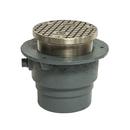 Watts No Hub Cast Iron Adjustable Floor Cleanout 