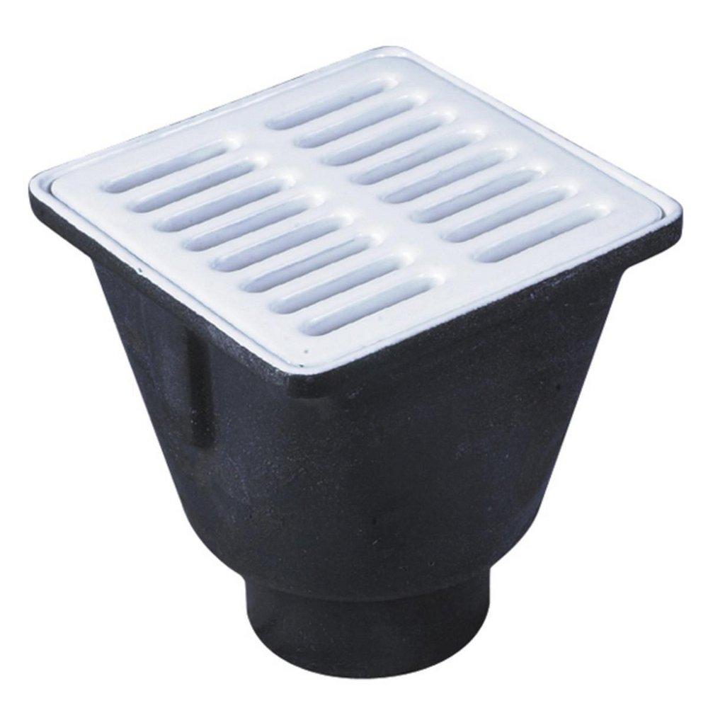 Watts 8-1/8 x 8-1/8 x 6-3/4 in. Floor Mount Cast Iron Sink 