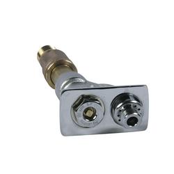 Chrome Plated 3/4 x 1 in. Female Threaded x Male Threaded 3/4 in. Wall Hydrant