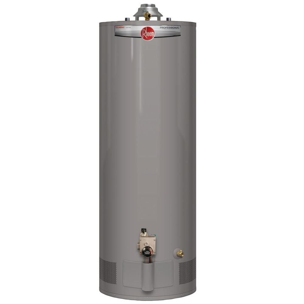 Rheem 40 gal Tall 40 MBH Residential Natural Gas Water Heater 