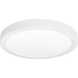 19.5 W Integrated LED Flush Mount Ceiling Fixture in White