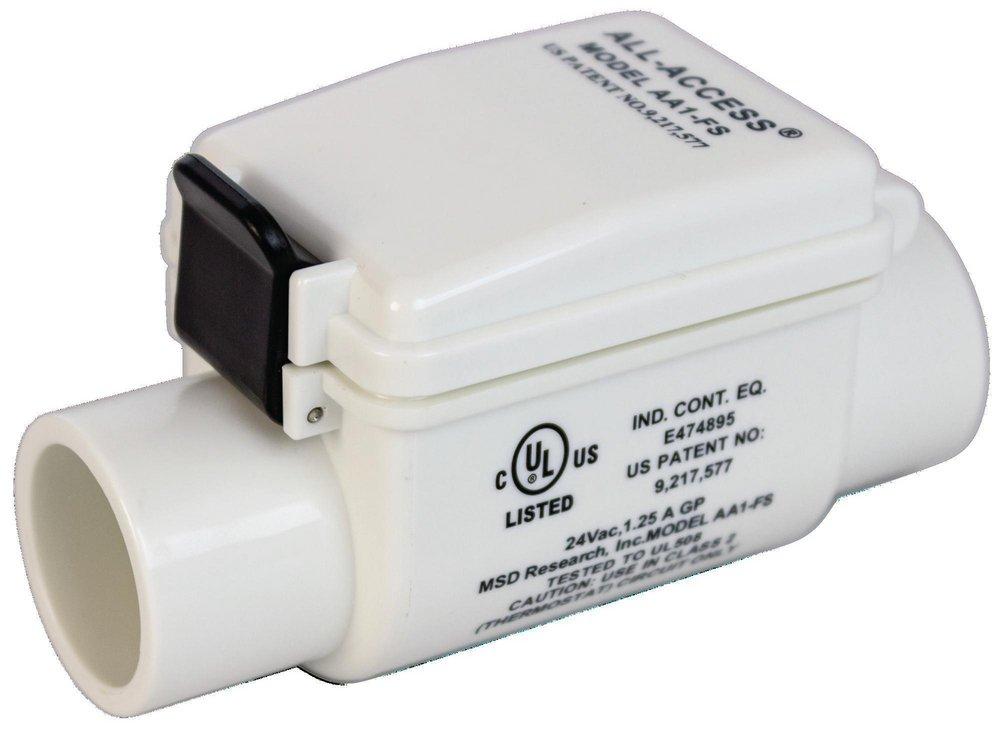 Rectorseal White 3/4 x 7 in. PVC Condensate Cleanout Device with Built-in Float Switch 