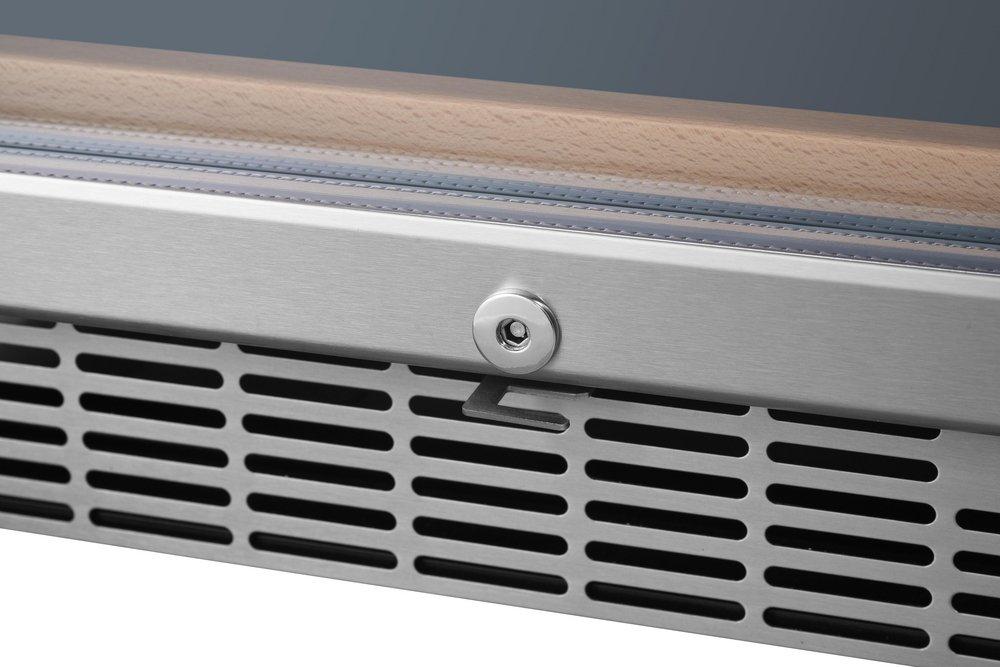 Edgestar Stainless Steel 23-7/16 in. 131 Bottles Wine Cooler 