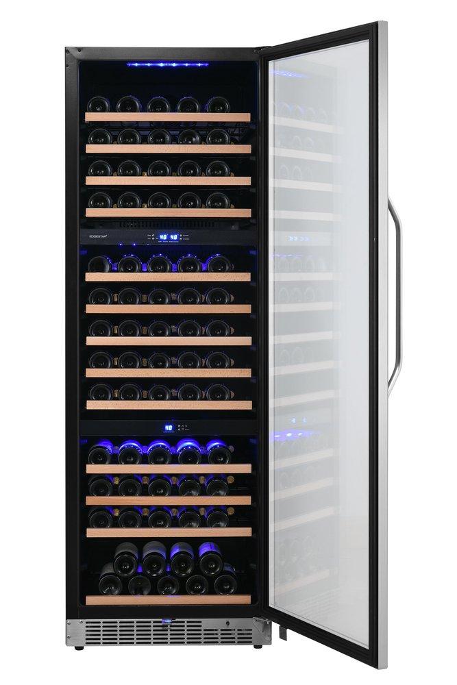 Edgestar Stainless Steel 23-7/16 in. 131 Bottles Wine Cooler 