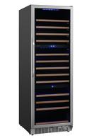Edgestar Stainless Steel 23-7/16 in. 131 Bottles Wine Cooler 