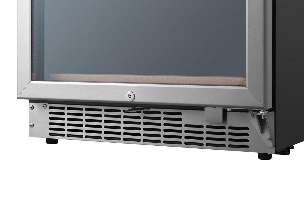 Edgestar Stainless Steel 23-7/16 in. 131 Bottles Wine Cooler 