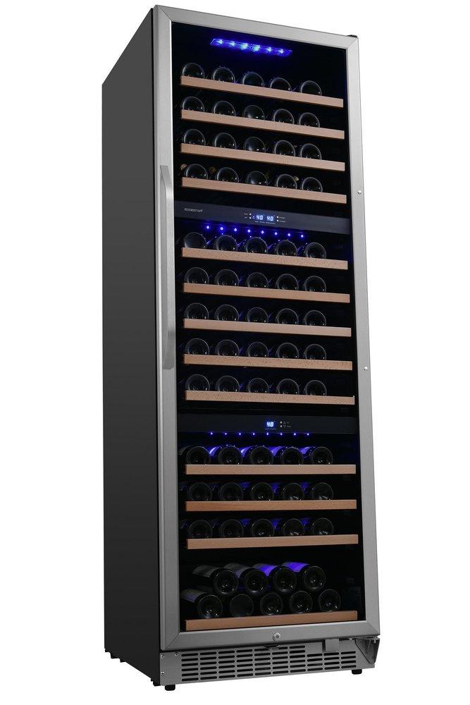 Edgestar Stainless Steel 23-7/16 in. 131 Bottles Wine Cooler 