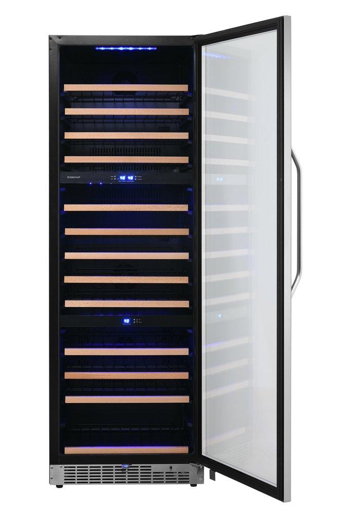 Edgestar Stainless Steel 23-7/16 in. 131 Bottles Wine Cooler 