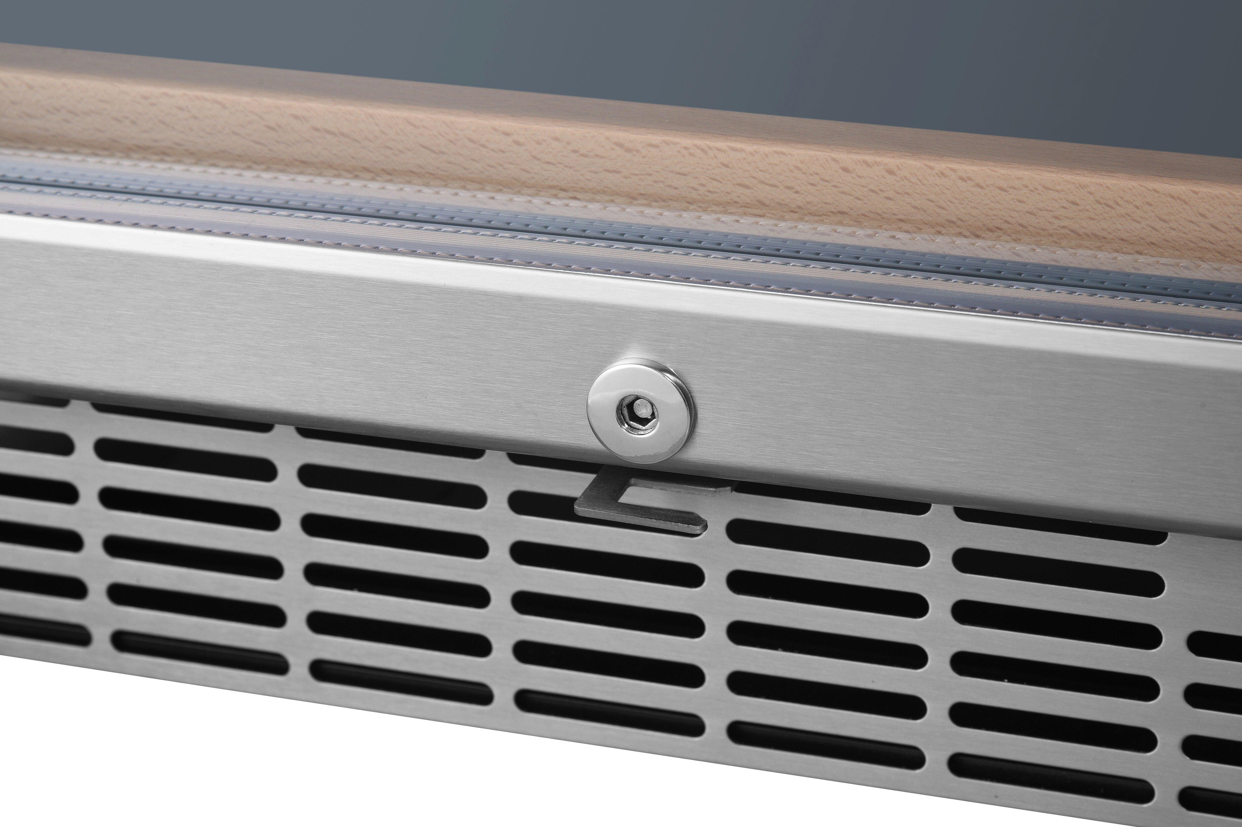 Edgestar Stainless Steel 23-7/16 in. 131 Bottles Wine Cooler 
