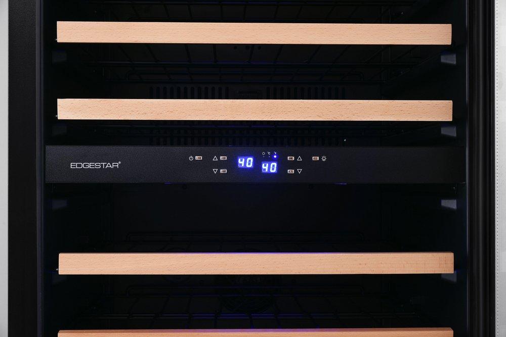 Edgestar Stainless Steel 23-7/16 in. 155 Bottles Wine Cooler 