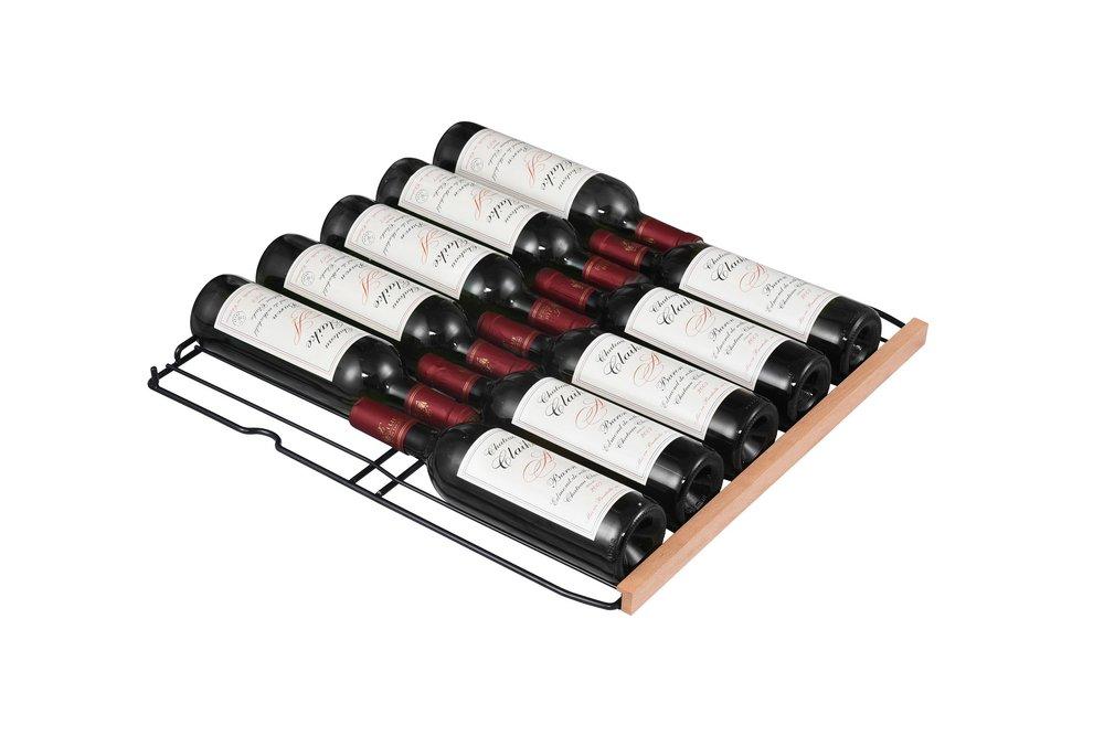 Edgestar Stainless Steel/Black 23-7/16 in. 155 Bottles Wine Cooler 