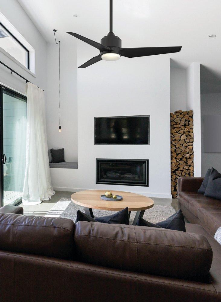 Fanimation Black 29W 1-Light LED 3-Blade Ceiling Fan 