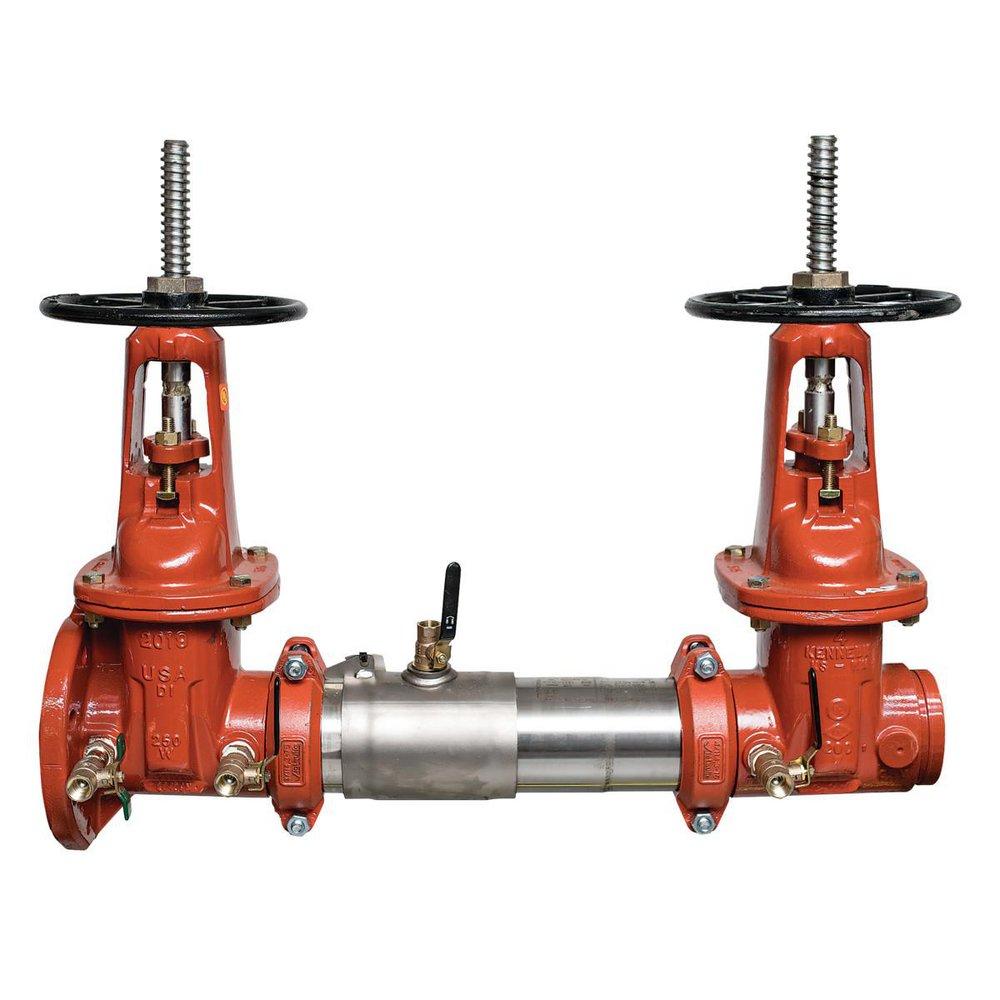 Ames Fire & Waterworks 304 Stainless Steel Flanged x Grooved OS&Y Body Sprinkler Valve 