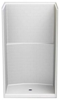 48 x 81-1/4 in. Alcove Shower Unit in White