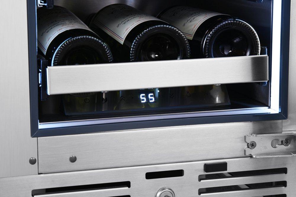 Landmark Stainless Steel 15 in. 2.89 cu. ft. Wine Cooler 