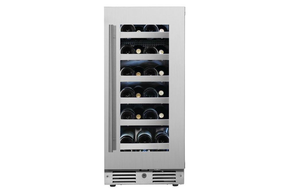 Landmark Stainless Steel 15 in. 2.89 cu. ft. Wine Cooler 