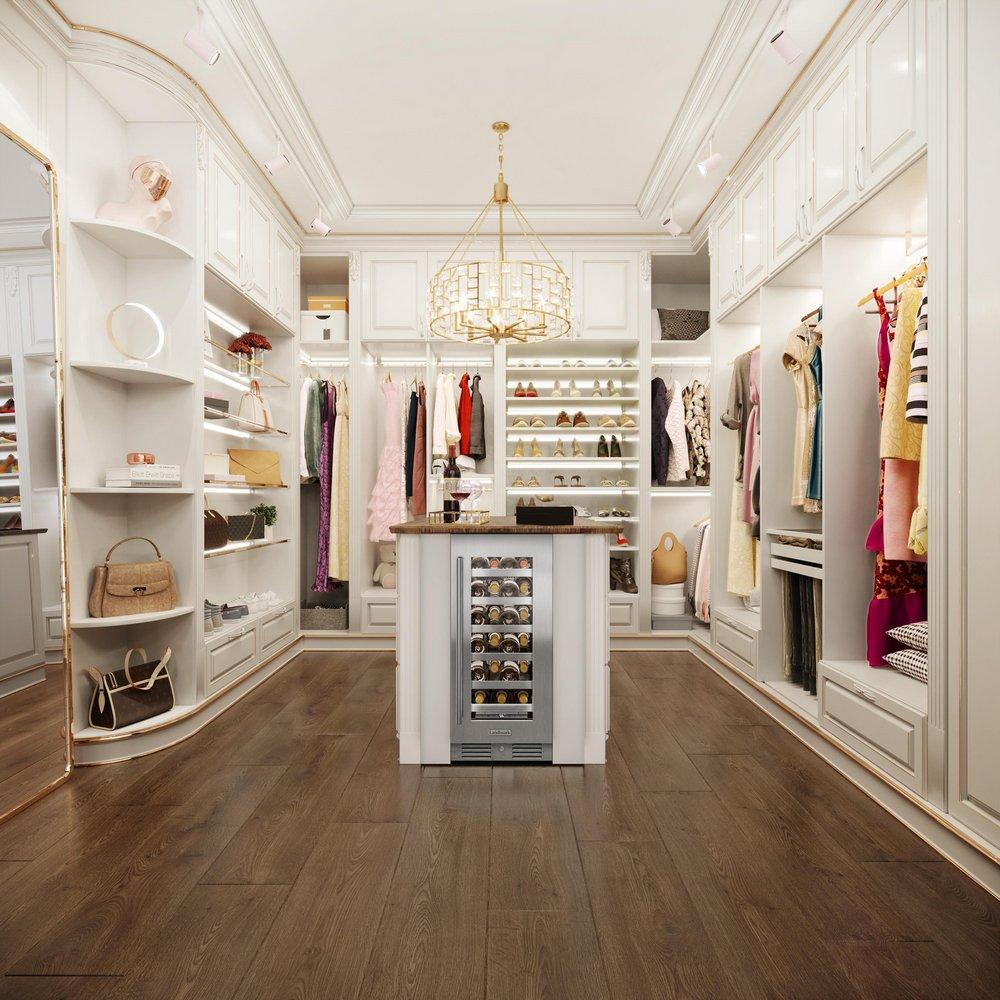 Landmark Stainless Steel 15 in. 2.89 cu. ft. Wine Cooler 